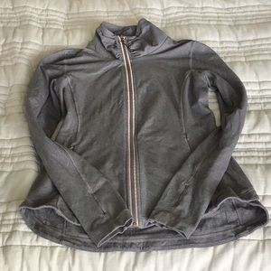 Calia grey zip up fitness jacket